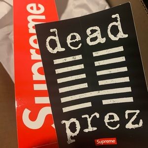Supreme Stickers Dead Prez 🔥